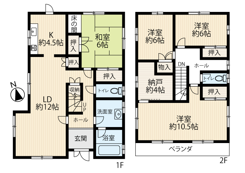 区画図／間取り