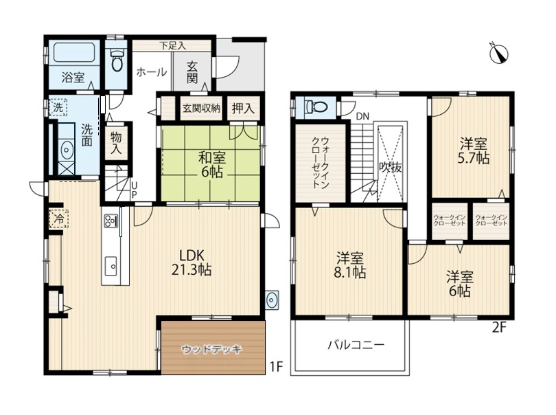 区画図／間取り