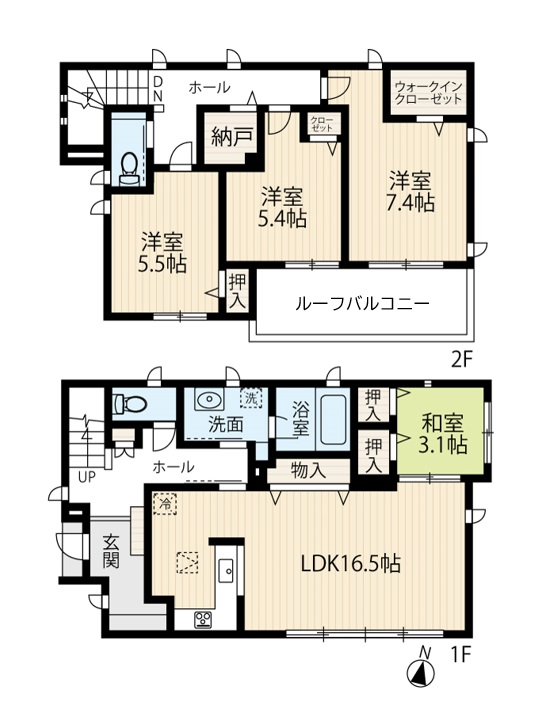 区画図／間取り
