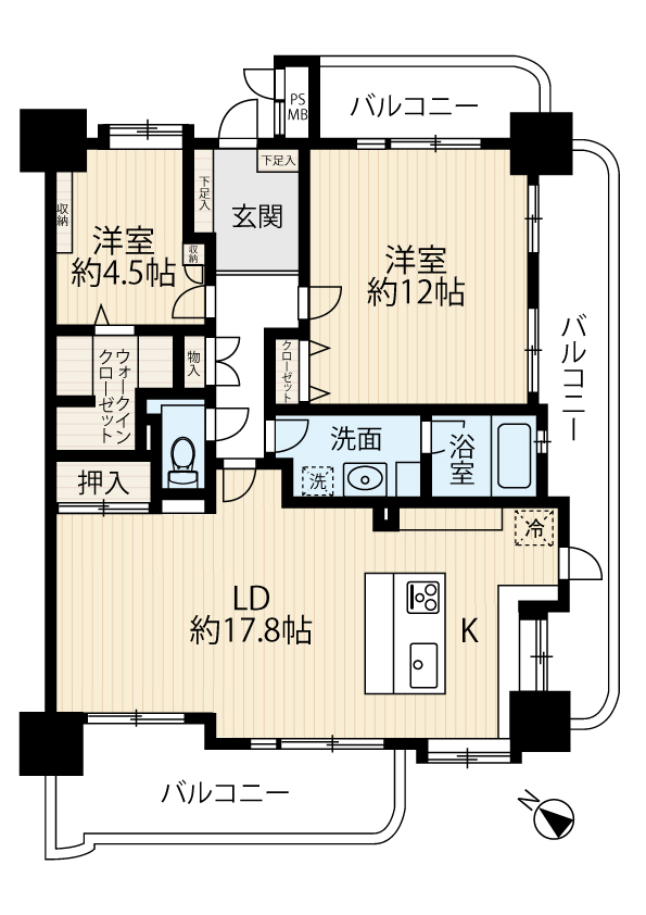 区画図／間取り