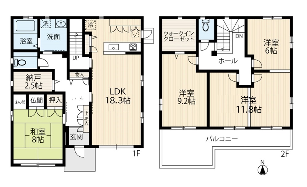 区画図／間取り