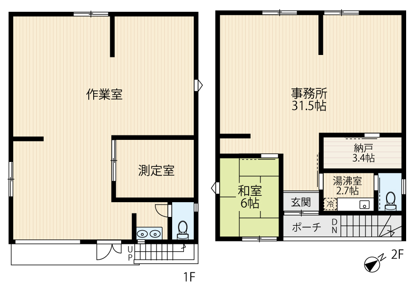 区画図／間取り