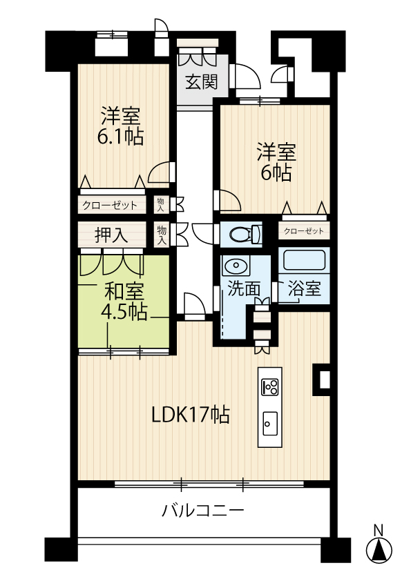 区画図／間取り