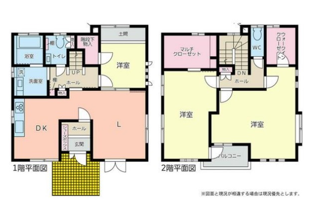 区画図／間取り