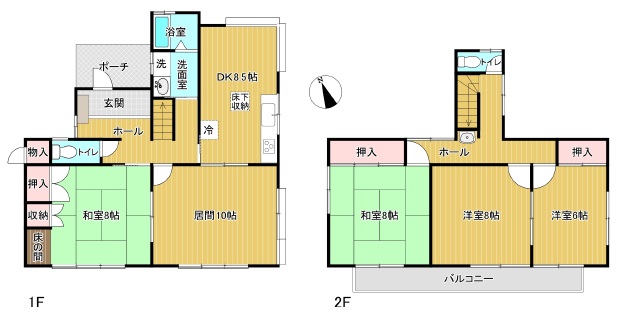区画図／間取り