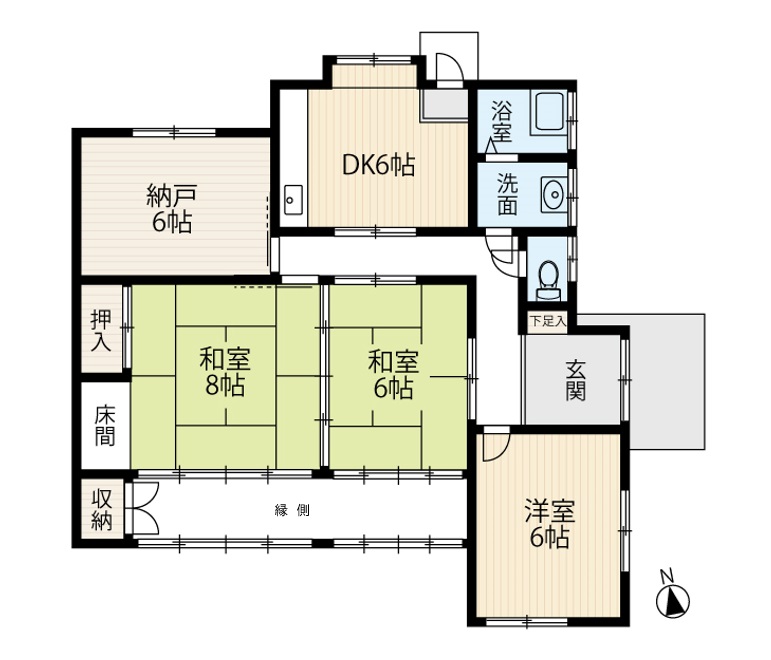 区画図／間取り