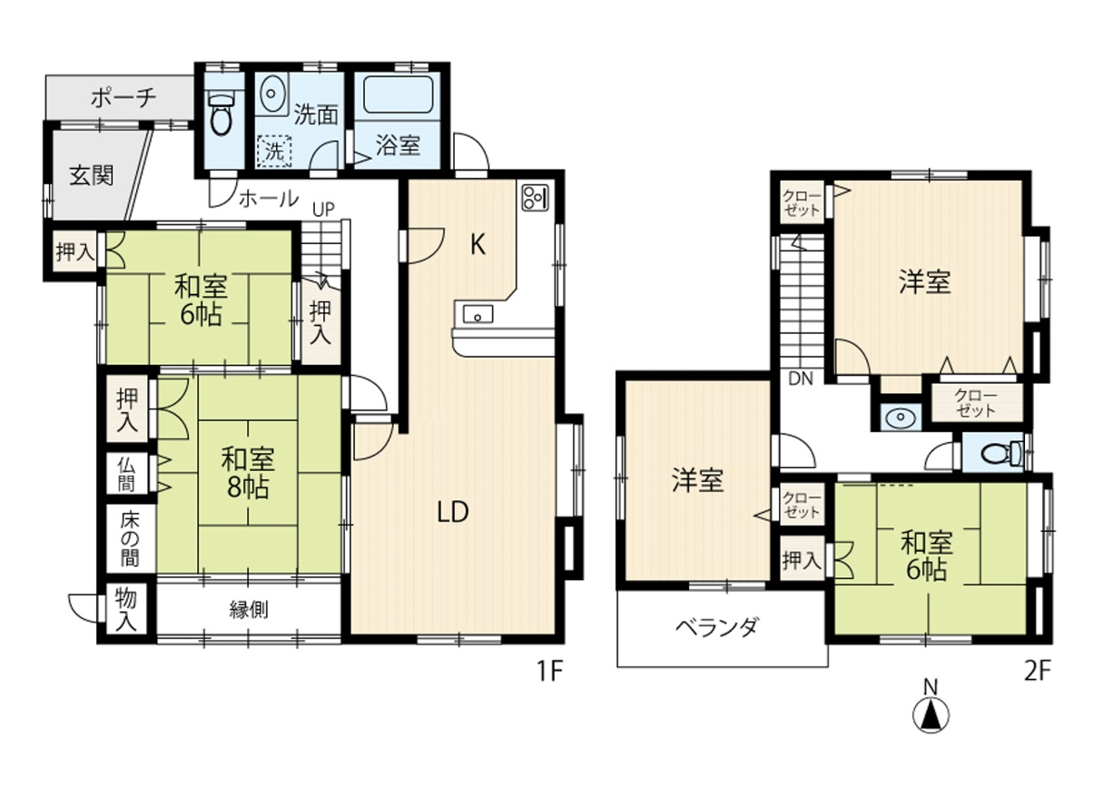 区画図／間取り