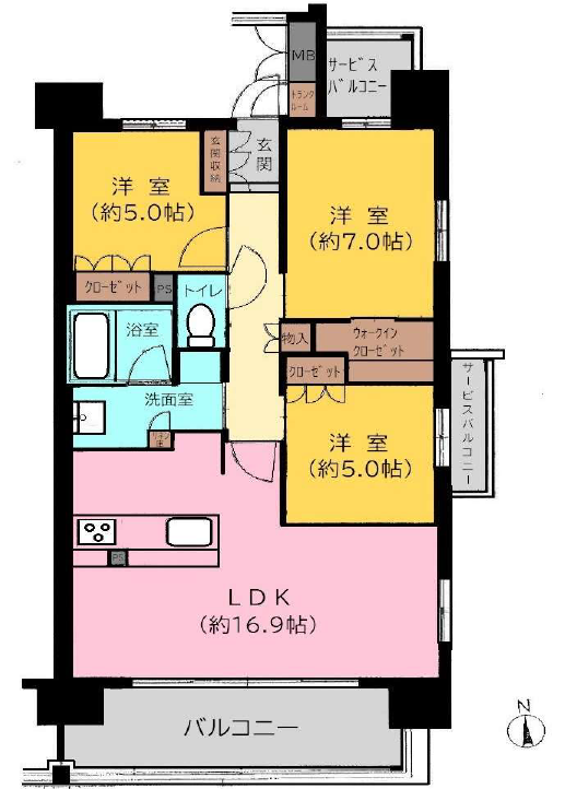 区画図/間取り