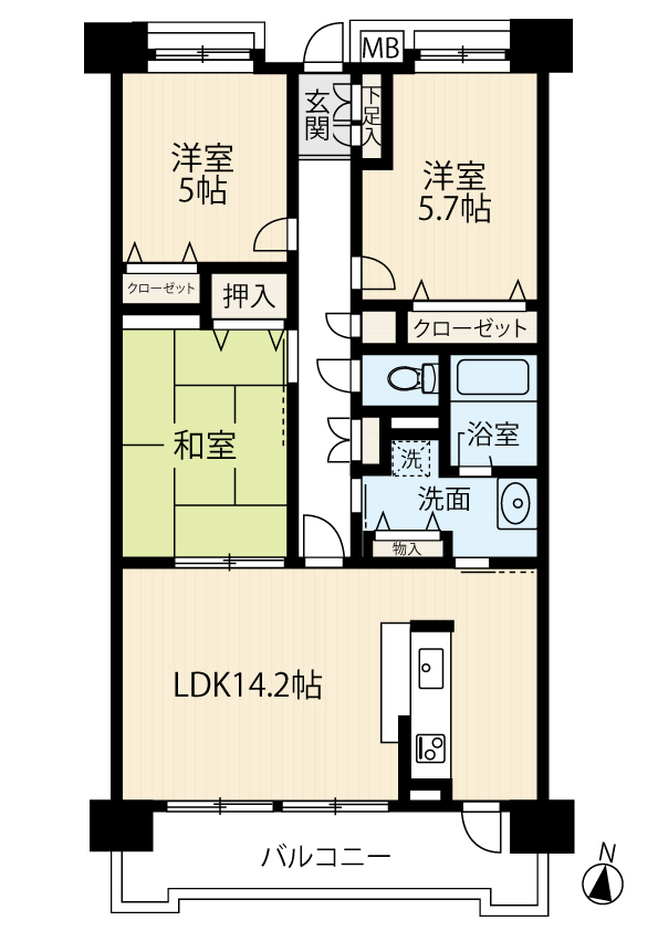 区画図/間取り