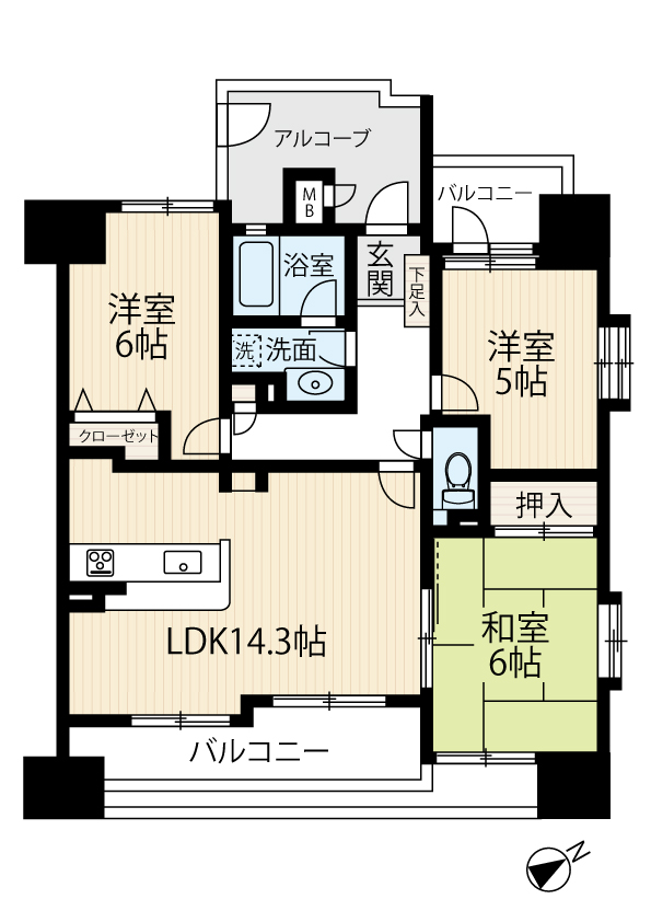 区画図/間取り