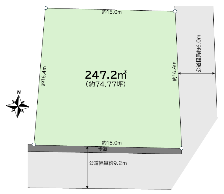 区画図／間取り