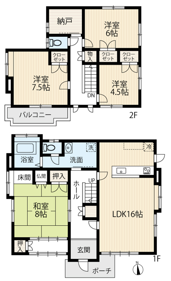 区画図／間取り