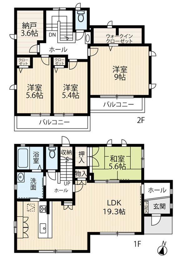 区画図／間取り