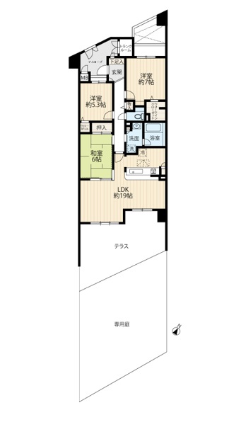 区画図／間取り