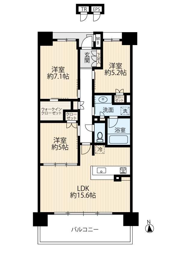 区画図／間取り