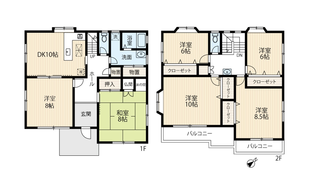 区画図／間取り