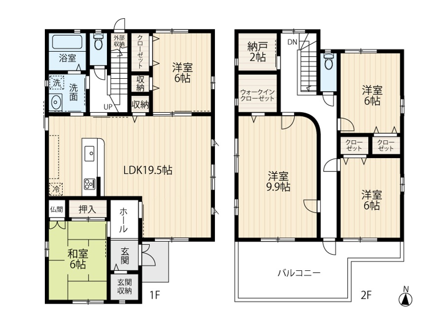 区画図／間取り
