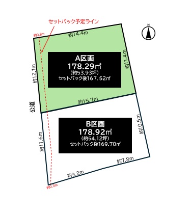 区画図／間取り