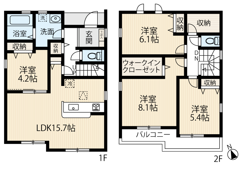 区画図／間取り