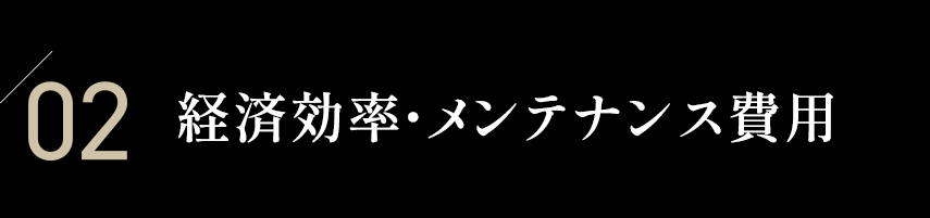 02 経済効率・メンテナンス費用