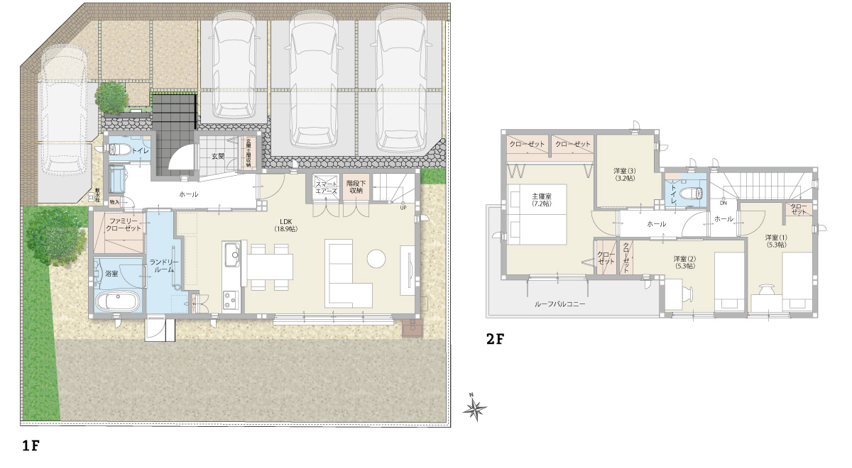 PLAN NO.22 間取り図